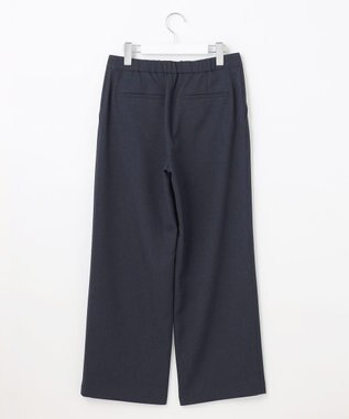 J.PRESS LADIES S 【洗える】LANATEC シャークスキン&ヘリンボーン パンツ ネイビー系