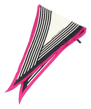 【滝沢眞規子さん着用/VERY掲載】ランダムストライプ ダイヤ スカーフ