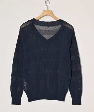 ONWARD Reuse Park 【組曲】ニット春夏 ネイビー