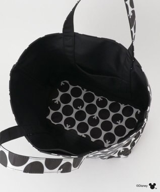 Y'SACCS 【Disney Collection】シルエットプリントトートバッグ　Lサイズ ブラック