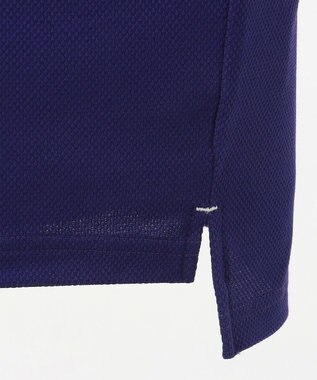 23区GOLF 【MEN】ハニカム鹿子 半そでポロシャツ パープル系