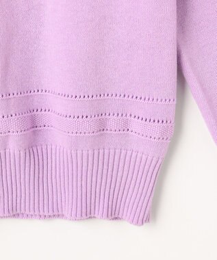 組曲 KIDS 【150-160㎝】クラシック カーディガン ライラック系