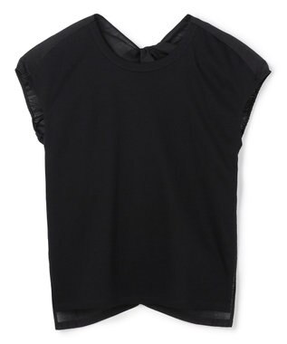 BEIGE， ZEOLITE / バックツイスト コンビトップス Black