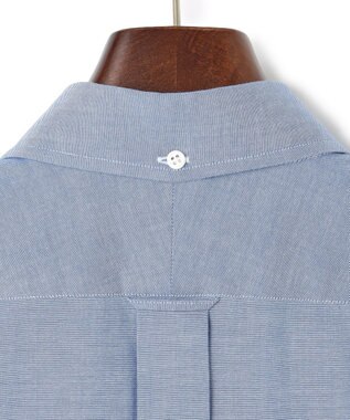 J.PRESS MEN 【AaronChang】【UNISEX】コットンダンガリー シャツ / B.D. / Baggy-Fit ブルー系