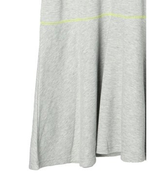 Green Parks ・Ｐｅｔｉｔ　Ｆｌｅｕｒ　カラーｓｔウラケワンピース Gray Mixture