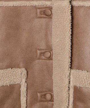 WEGO ボアムートンジャケット ベージュ