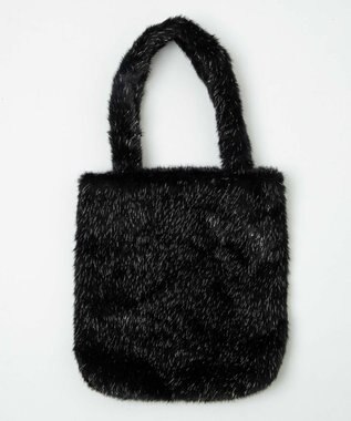 WEGO ラメファートート ブラック