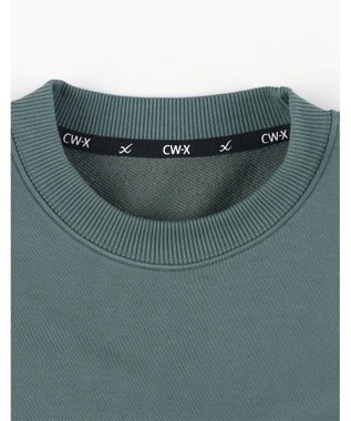 CW-X CW-X 【UNISEX】 トップス スウェットプルオーバー 長袖 Ｕネック 裏毛素材 ユニセックス DWR529 /ワコール オリーブ