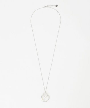 J.PRESS LADIES パールリング ネックレス シルバー系