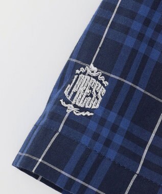 J.PRESS KIDS 【110-130cm】マドラスチェックシャツ ネイビー系5