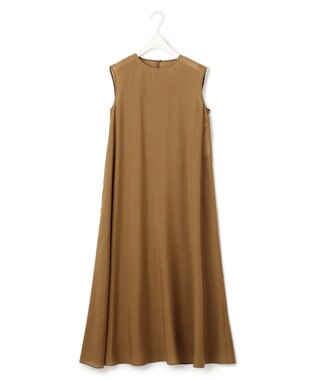 ICB L 【洗える】 キュプラシルクローン ワンピース キャメル系