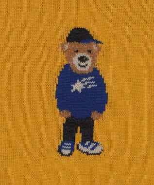 WEGO 【ユニセックス着用ITEM/MLサイズ展開】ジャガードアニマルプルオーバー イエロー