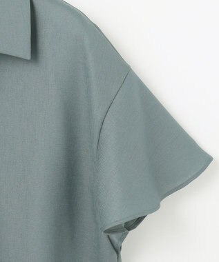 ANY SIS L 【速乾・接触冷感】スムージーポリエステル シャツ ブラウス スモーキーミント