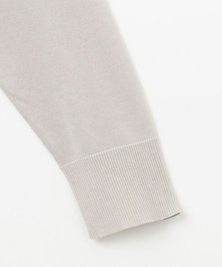 UNFILO 【洗える】接触冷感シアーカーディガン ライトグレー系