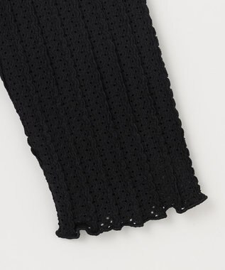 Feroux シアーパターンステッチ カットソー ブラック系