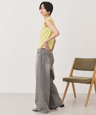 AMERICAN HOLIC 【2SET・接触冷感】カーディガン+ノースリーブニット Light Gray