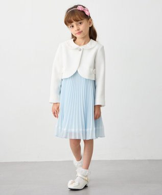 ANY KIDS リボン×ビジューカチューシャ ピンク