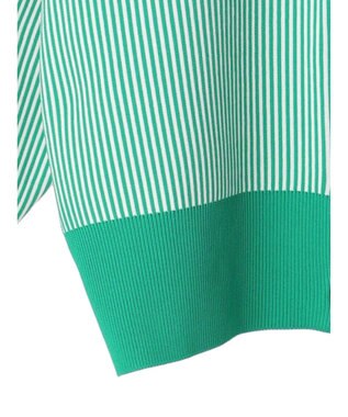 Green Parks ストライプＪＱカーディガン Green