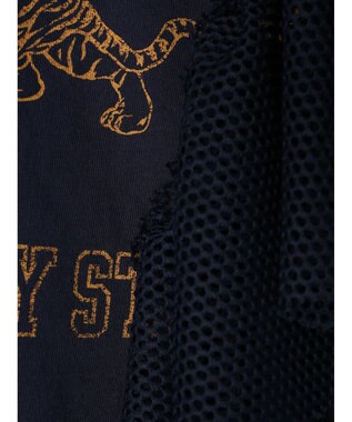 Green Parks ・ＳＵＧＡＲ　ＳＰＯＯＮ　カレッジｐｔラッフルＴシャツ Navy