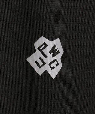 PW CIRCULUS 【吸水速乾 / ストレッチ】【MEN】ストレッチメッシュカノコ ベンチレーションモックT ゴルフ ブラック系