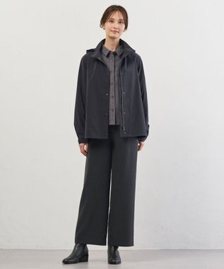 J.PRESS LADIES L 【2way】Artirosa フーデッド コート ネイビー系