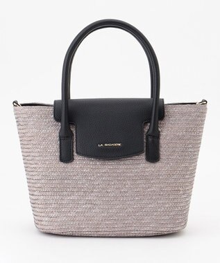 LA BAGAGERIE フラップ2WAYかごトートバッグ