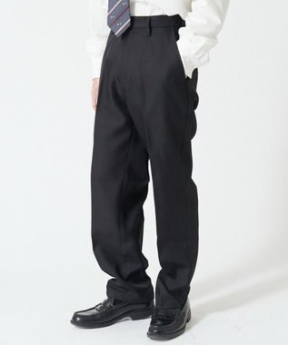 WEGO 【SCHOOLITEM】メンズスクールスリムスラックス