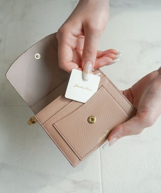 ACE BAGS & LUGGAGE 【新色登場】 Jewelna Rose フォリー 本革 二つ折り財布 15146 ピンクベージュ