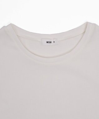 WEGO 【SMサイズ展開】コンパクトリブT ホワイト