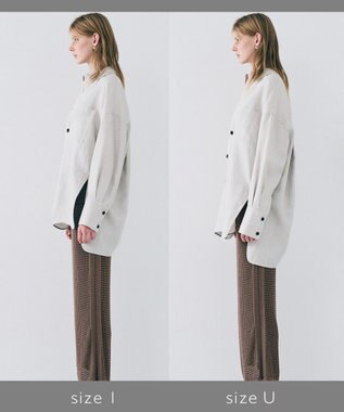 uncrave リヨセルライトリネン BIGシャツ フラックス