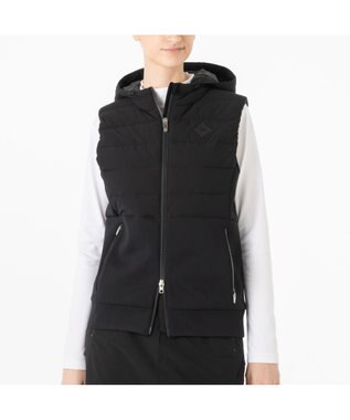 ZERO HALLIBURTON ハイブリット中綿ベスト ZHG-W4A 4b 82876 ゴルフウェア ブラック