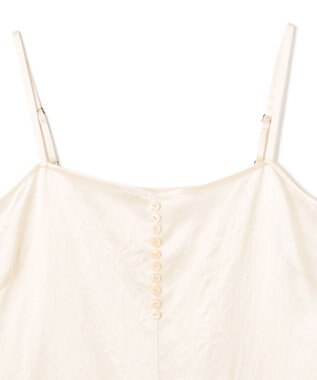 uncrave アセテートヴィンテージサテン キャミソールブラウス エクリュ