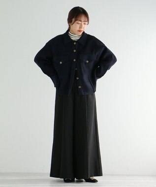 CRAFT STANDARD BOUTIQUE ベルト付きオールインワン Black