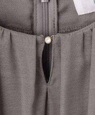 J.PRESS LADIES L 【WEB限定カラーあり・洗える】 ブライトスパンボイル ワンピース ライトグレー系