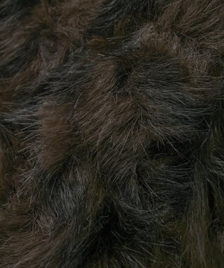 YECCA VECCA フェイクファーブルゾン Brown