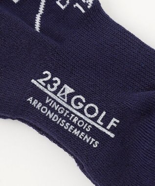 23区GOLF 【WOMEN】アンクルソックス ネイビー系