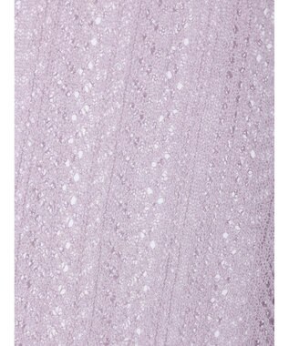 Green Parks すかし編みニットカーディガン Off White