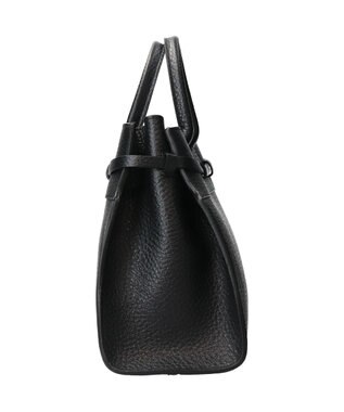 INTER-CHAUSSURES 【CHRISTIAN VILLA】レザーハンドバッグ ブラック