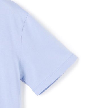 BEIGE， STELLERITE / コットンロゴTシャツ Sax