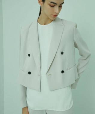 BEIGE， OAK / ダブルジャケット Sand