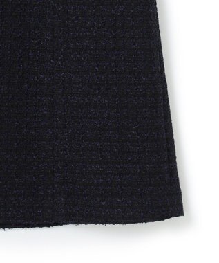 23区 【セットアップ対応】シャインツイードストレッチ スカート ネイビー系