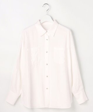 ANY SIS シアーダブルポケット シャツ オフ