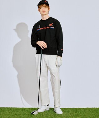 PW CIRCULUS 〈Hondaコラボ〉【UNISEX】 スウェット ゴルフ ブラック系