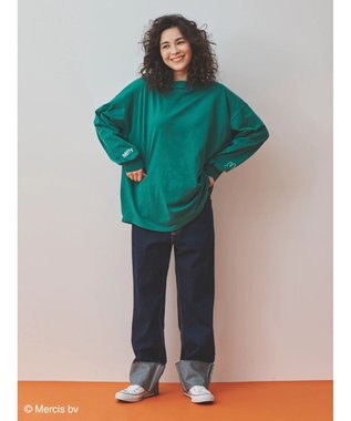 Green Parks ｍｉｆｆｙ／袖刺繍ロンＴ Green