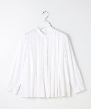 自由区 L ドレープブロードタック ブラウス オフ