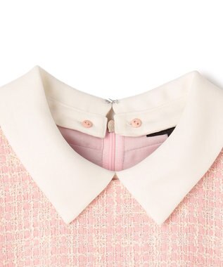 TOCCA 【洗える・消臭】 TWEED BLOSSOM ドレス ピンク系5