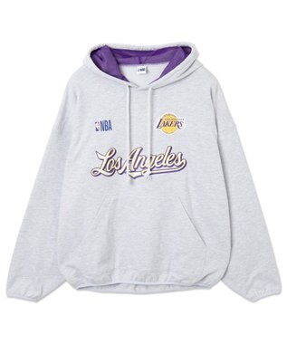 WEGO 【ユニセックス着用ITEM】別注NBAバルーンプルパーカー アッシュグレー