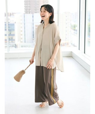CRAFT STANDARD BOUTIQUE ヴィンテージボイルミルフィーユチュニック Beige