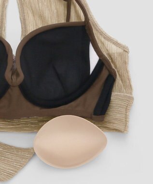 San-ai Resort（三愛水着楽園） 軽い着け心地でしっかり盛れる【楽盛り水着】　ワイヤービキニトップス３点セット　9M　【San-ai Resort（サンアイリゾート）】 ブラウン