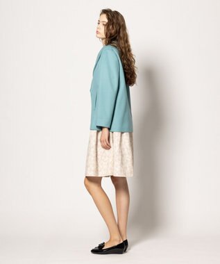 TOCCA 【消臭】PEARL ROCK ショートコート エメラルド系